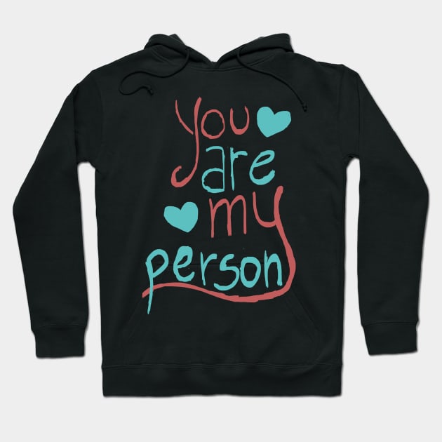 My person Hoodie by cristinaandmer